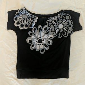 The Limited keyhole top